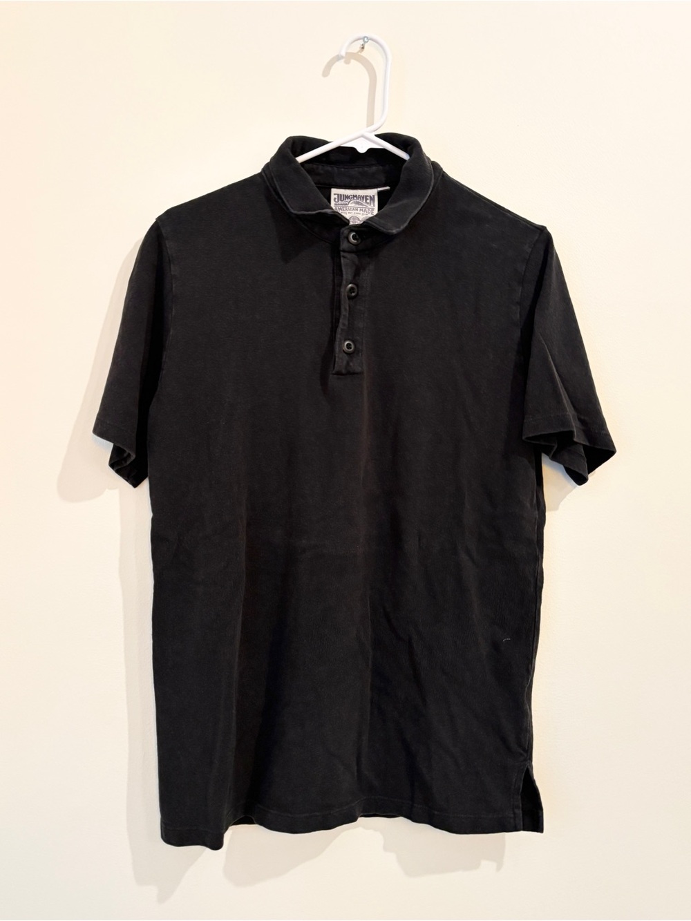 Jungmaven Preston Polo Shirt - Black / M